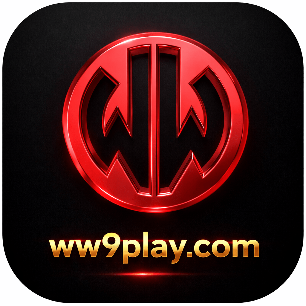 WW9 Game icon in red 3D form signifying a contemporary internet casino system HD